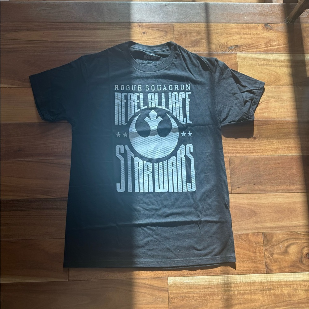 vintage black star wars rouge squadron shirt